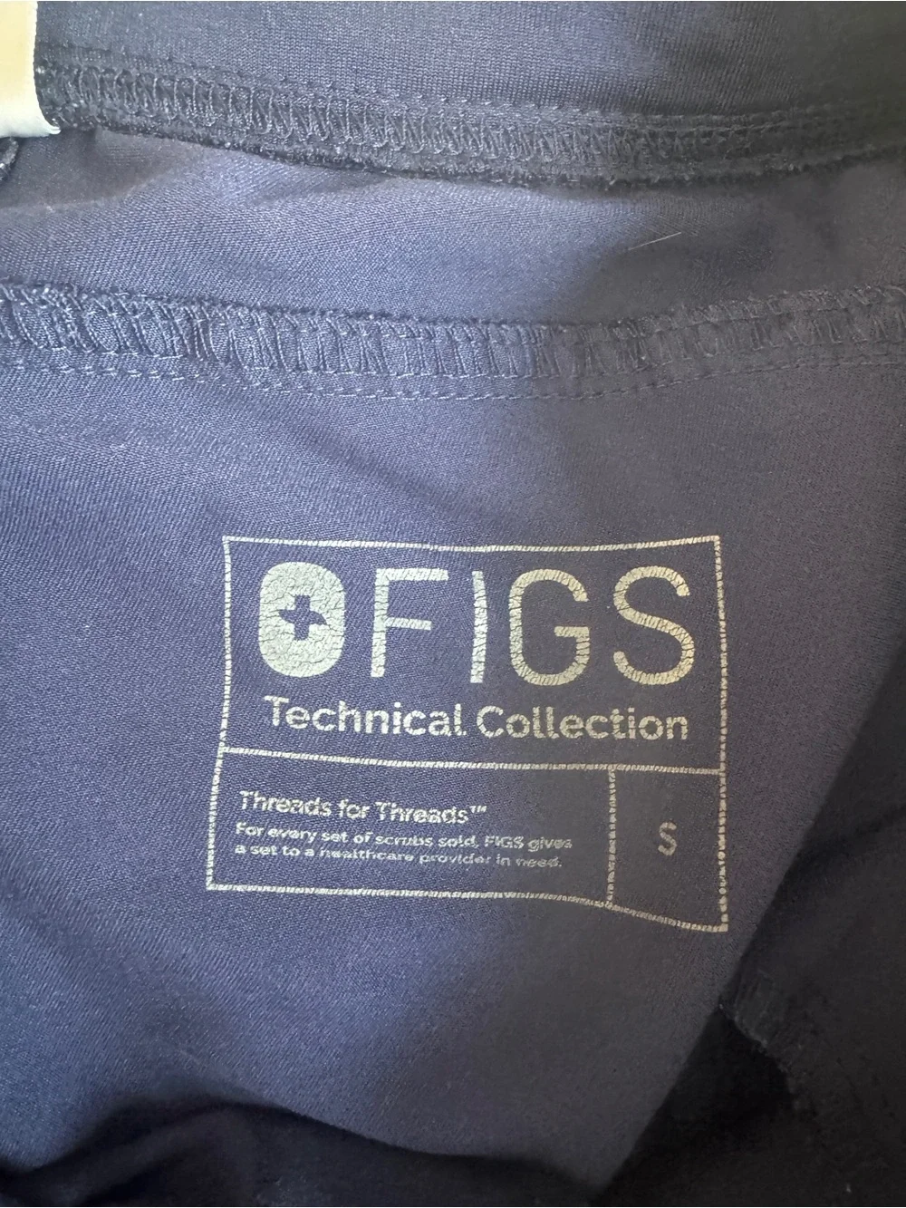 Figs Technical Collection Pants Women's Small Navy Drawstring Scrub